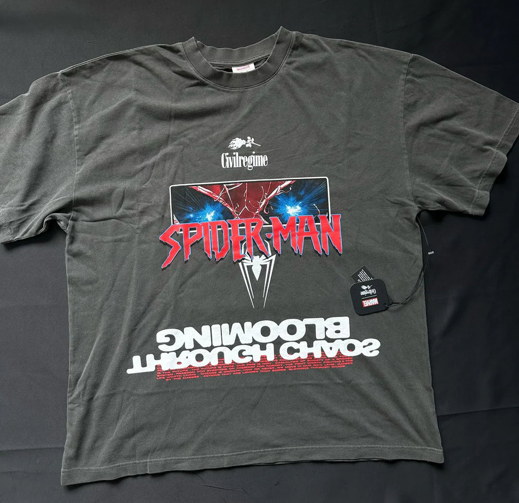 Camisa Civil Regime x Spiderman