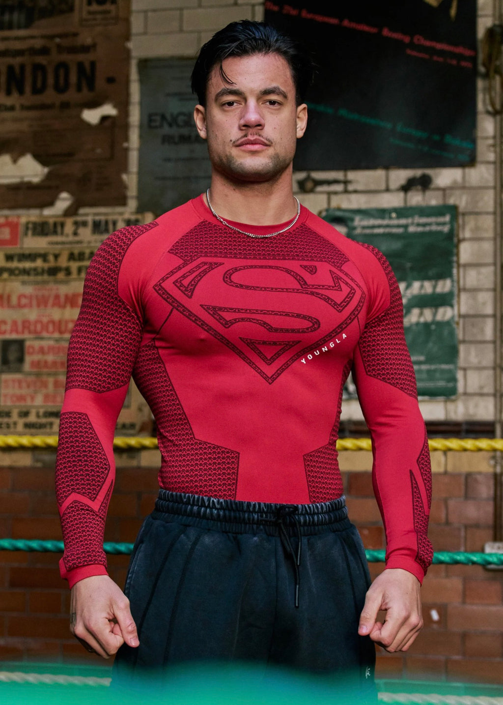 8066 - Superman Compression Longsleeves